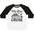 thumbnail image 3 of Inktastic My First Cruise with Cruise Ship and Palm Trees Boys or Girls Toddler T-Shirt, 3 of 5