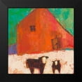 thumbnail image 2 of Jachimiec, Sue 15x15 Black Modern Framed Museum Art Print Titled - Baraboo Barn, 2 of 5