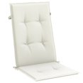 thumbnail image 3 of vidaXL Highback Chair Cushions 6 pcs Melange Cream 120x50x4 cm Fabric, 3 of 5