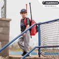 thumbnail image 2 of Mochila de béisbol Guardian Rookie para niños color rojo y negro, 2 of 6