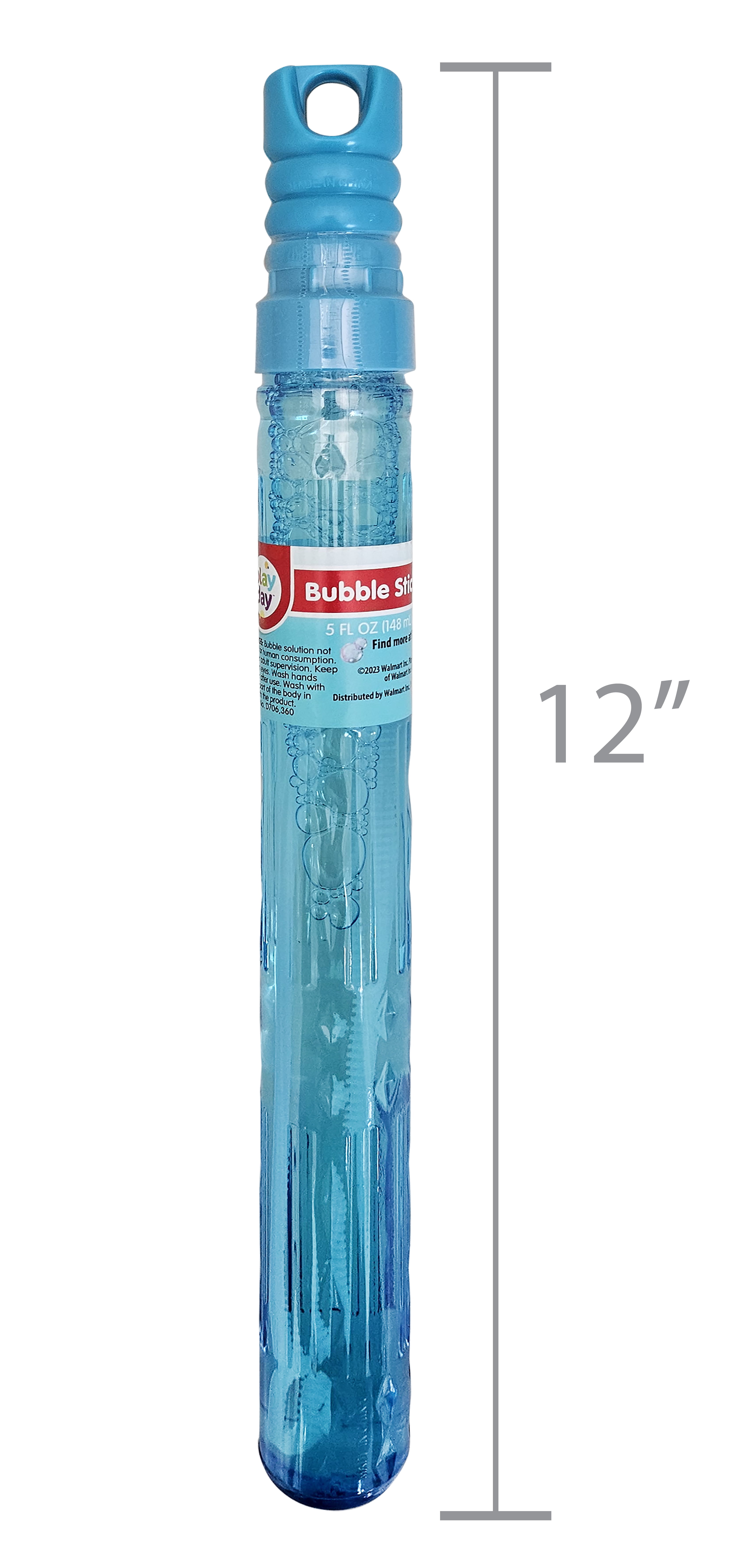 Play Day Bubble Stick, Blue, 5 fl oz, for Child Age 3+