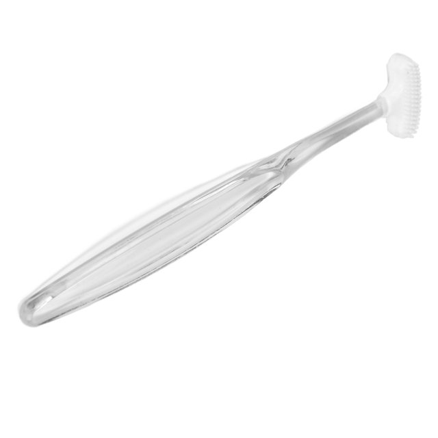 Cepillo de lengua de silicona, cepillo de lengua de silicona, limpiador de lengua portátil, cepillo raspador de lengua, artesanía superior