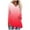 Gradient Red, variant on Tumotour Fall Blouse For Women Solid Long Sleeves T-Shirt V-Neck Pullovers Tops Casual Dressy Work Business Tunic Tops To Wear With Leggings