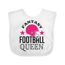 Inktastic Fantasy Football Queen Sports Gift Girls Baby Bib