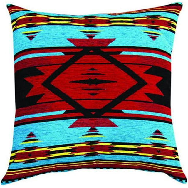 Manual Woodworkers & Weavers APFBRT 26 in. Flame Bright Tapestry Throw Pillow