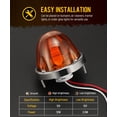 thumbnail image 4 of Luces LED indicadoras de giro laterales Partsam Watermelon, 2 unidades, 4 of 8