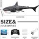 thumbnail image 5 of Remote Control Shark Pool Toys for Kids Age 8-12,2.4Ghz Waterproof RC Boat,Toy Shark with Light for 60 Mins Play,Gift for Boys Girls, 5 of 5