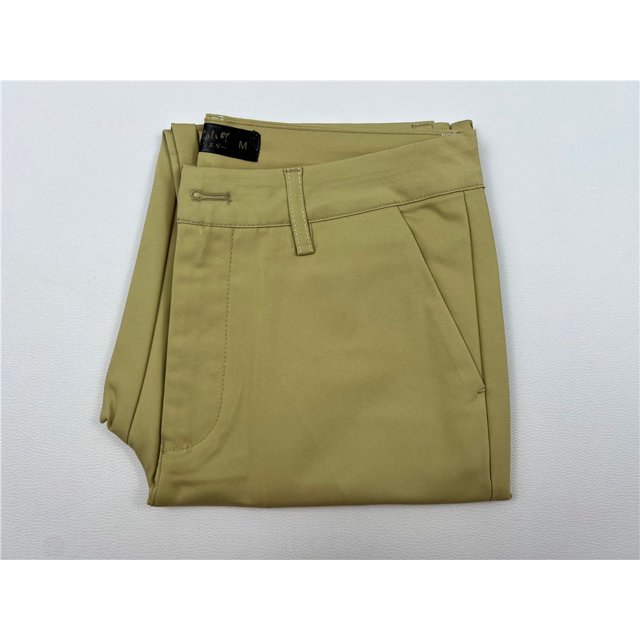 Pantalon Crayon Couleur Bonbon Mignon Streetwear en Coton Extensible Taille Fine Droit