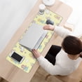 thumbnail image 3 of Long Mouse Pads for Desk,Yellow Princess Unicorn Pattern Desk Mats on Top Of Desks, Desk Mouse Pad Extra Large with 3mm Non-Slip Base and Stitched Edge for Gaming,Office,Work,Home 31.5"x11.8", 3 of 6