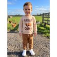 thumbnail image 4 of Cjfdfy Toddler Baby Boy Farm Fall Outfit Easily Distracted By Cows Print Long Sleeve Sweatshirt With Pant Cute Baby Fall Outdoor Fall Winter Outfit  6M-4T, 4 of 9