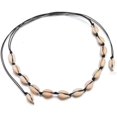 thumbnail image 3 of HSHDLDF Collier Coquillage Puka pour Femmes Hommes Collier Surfeur Coquillage Cordon Collier Collier Ras du Cou Perles Colorées Collier Ajustable Été Boho Hawaii Boucle Perle Collier Bijoux Coquillage Naturel, 3 of 6