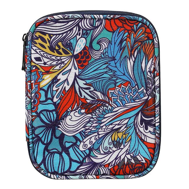 Bolsa con cremallera Afortunado ganchillo para accesorios de herramientas de costura Diy Sencillez