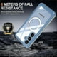 thumbnail image 3 of Compatible For Samsung Galaxy S25 FE Magnetic Case PC + TPU Phone Cover with Tempered Glass Screen Film, 3 of 5