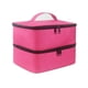 thumbnail image 1 of Caja de Bolsa de Almacenamiento Portátil de Esmalte de Uñas en Gel, Capacidad de 30 Botellas con Lámpara para Hornear, Organizador de Compartimiento Doble Grande para Herramientas de Uñas Y Accesorios, 1 of 2