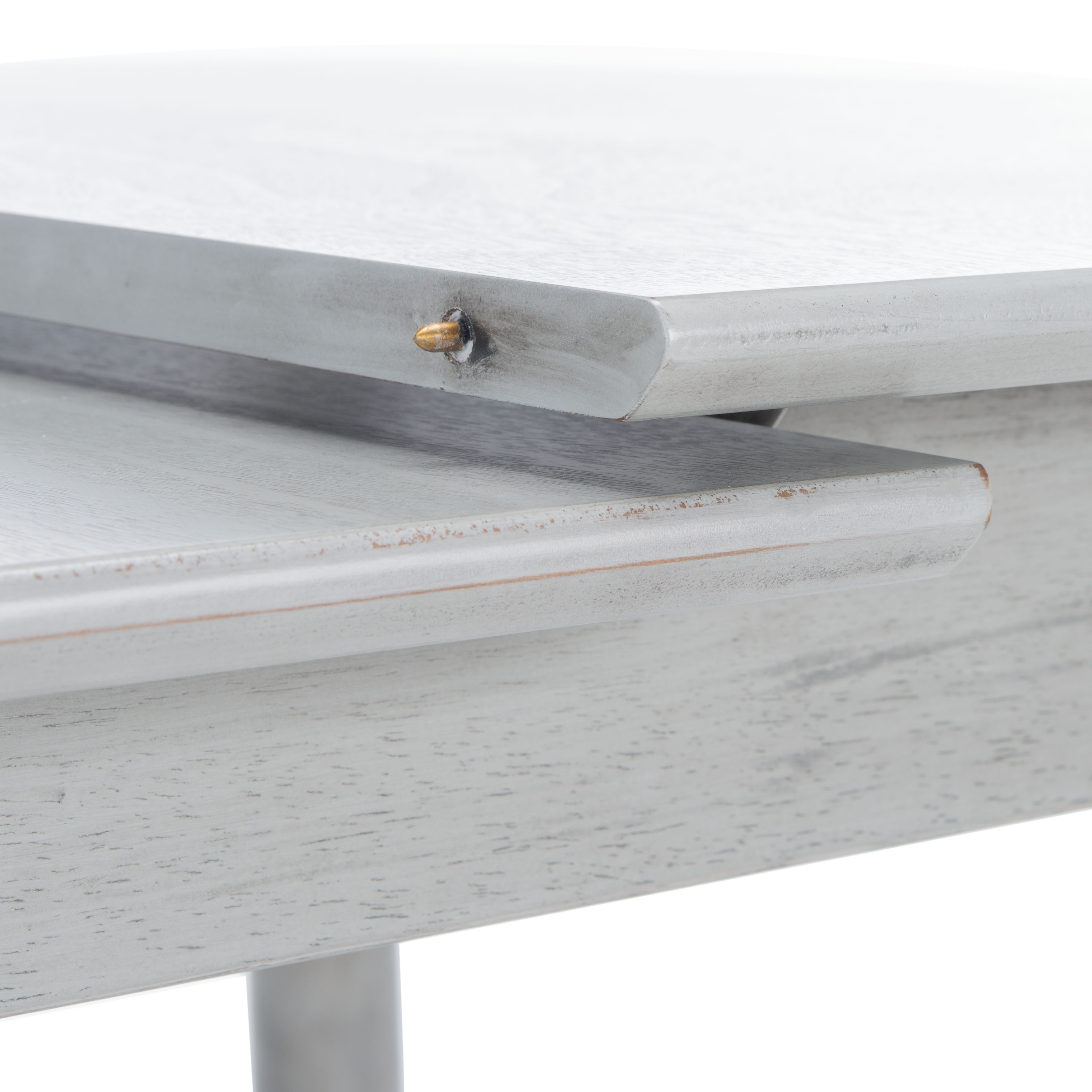 Safavieh Kyoga 35" Contemporary Drop Leaf Dining Table, Gray