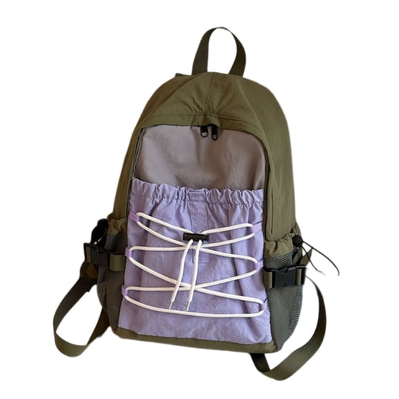 TerraVbie Lightweight Wear Resistant Hiking Backpack Practical Oxford Fabric Daypack For Outdoor Travel Trekking