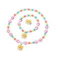 thumbnail image 2 of Claire's Girls Rainbow Corgi Charm Beaded Mixed Piece Jewelry Set, 3-Pack, Children's, 2 of 6