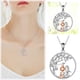 thumbnail image 2 of Hermana Regalos de cumpleaños de la hermana de plata Árbol de la Vida Hermanas Collar con Cristal Hermana Joyería Regalos para Mujeres Niñas Hija Cumpleaños, 2 of 8