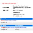 thumbnail image 2 of Upstream Front Oxygen Sensor - Compatible with 2000 - 2001 INFINITI I30, 2 of 2
