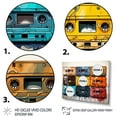 thumbnail image 3 of Designart "Pop Art Cassette Collection IV" Music Floater Framed Wall Decor, 3 of 7