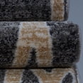 thumbnail image 4 of Beautiful Super Soft Modern Indoor Vincenza Collection Area Rug Carpet for Bedroom Living Room Dining Room in Dark Grey, 4 of 6
