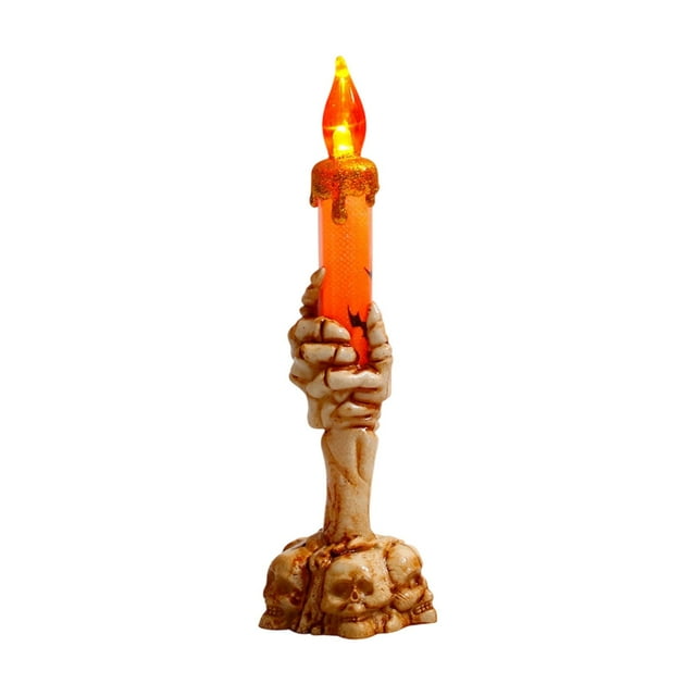Ornement de Bureau Halloween Design à Main Lampe d'Ambiance Décorative pour Salon Chambre Table Éclairage Maison
