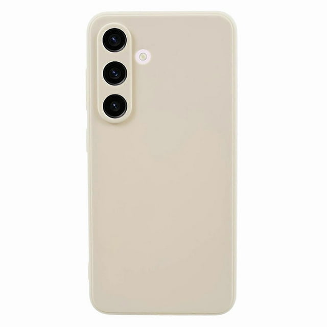 For Samsung Galaxy A36 5G Case Precise Cut-Outs Straight Edge TPU Shockproof Phone Cover - White