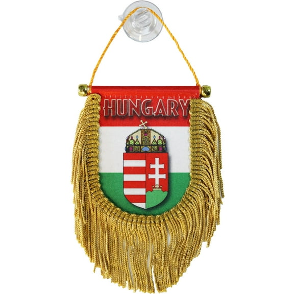 Hungary Window Hanging Flag (Shield)