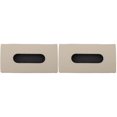 thumbnail image 1 of Caja de pañuelos para coche, soporte de cuero artificial para visera de funda, reposacabezas brillante para mujer, 2 piezas, 1 of 6