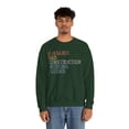 thumbnail image 4 of Construction Worker Sweatshirt Gifts Crew Neck Shirt Long Sleeve Unisex, 4 of 5