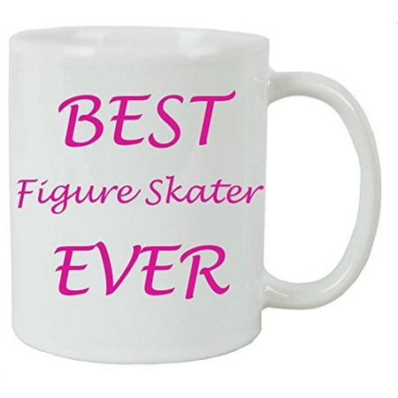 For the Best Figure Skater Ever 11 oz White Ceramic Coffee Mug with FREE White Gift Box for Holiday Gift or (Best Speed Skater Ever)