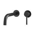 thumbnail image 2 of Ivy Single-Handle, Wall-Mount, Bathroom Faucet in Matte Black, 2 of 11