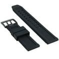 thumbnail image 2 of 23MM RUBBER WATCH BAND STRAP FOR CITIZEN NAVIHAWK ECO DRIVE PVD BLACK BUCKLE, 2 of 2