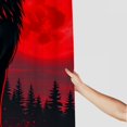 thumbnail image 3 of RKSupls Shower Curtain, Black Wolf Howling at Blood Waterproof Polyester Shower Curtain with Hooks for Chic Elegant Home Bathtub Bathroom Decor Washable Curtains, 3 of 6