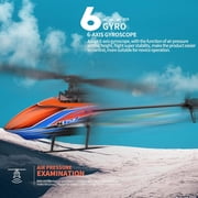 Bruce&Shark RC Helicopter, WLtoys XK K127 Remote Control Helicopter, 4 Channel RC Aircraft with 6-Axis Gyro, Altitude Hold, One Key Take Off/Landing, Easy to Fly for Kids and Beginners
