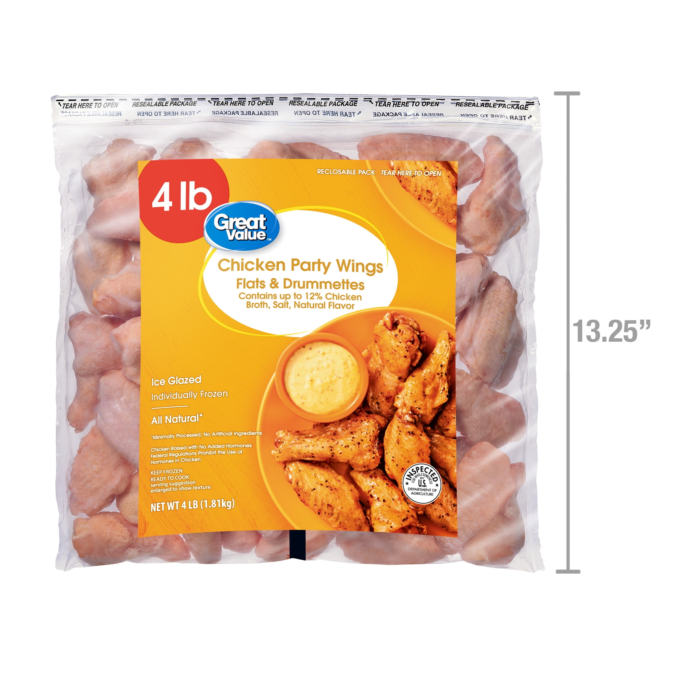 Mary's Chicken Party Wings, Frozen, Organic, Random Weight - Azure
