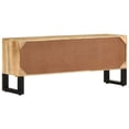 thumbnail image 3 of vidaXL TV Stand 43.3"x11.8"x17.7" Rough Mango Wood, 3 of 10