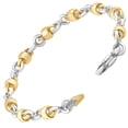 thumbnail image 2 of Pompeii Men's 14k Gold (30gram) or Platinum (49gram) 6.5mm Link Bracelet 8.5" (,), 2 of 4