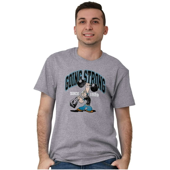 Popeye Going Strong Since 1929 Gym Men's Graphic T Shirt Tees Brisco Brands S