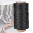 thumbnail image 3 of 250 Meters 150D Leather Crafts Flat Sewing Thread Hand Stitching Waxed Thread (Black), 3 of 8