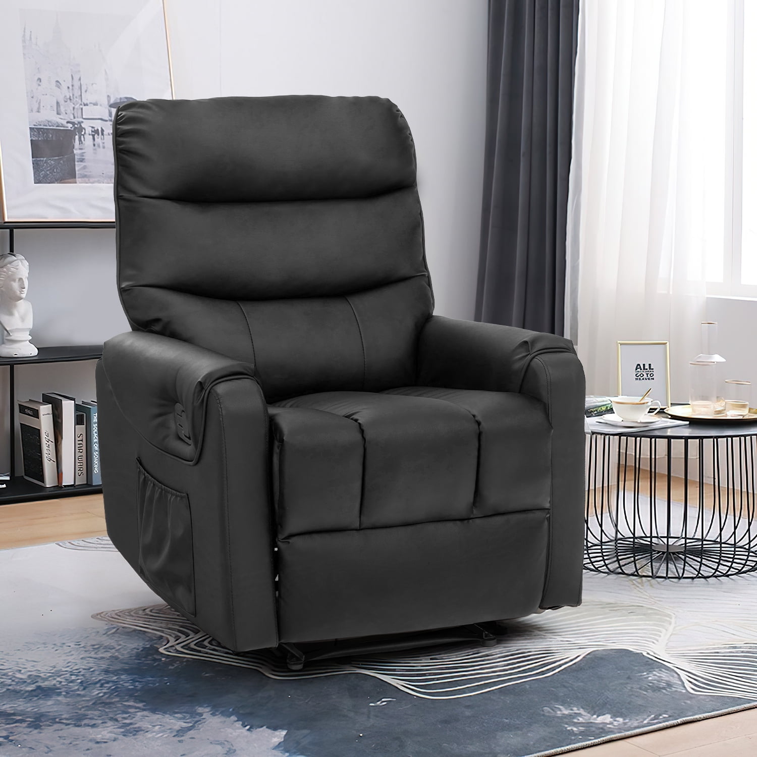 Best choice products executive deals swivel massage recliner