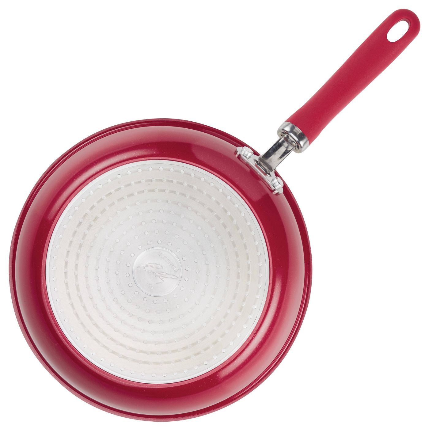 Rachael Ray Create Delicious Aluminum Nonstick Cookware Set, 13-Piece, Red Shimmer
