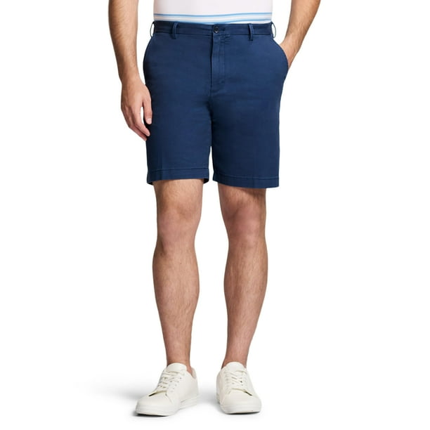 Bermuda Chino IZOD Classic Saltwater para Hombre Azul Cadete Talle 42