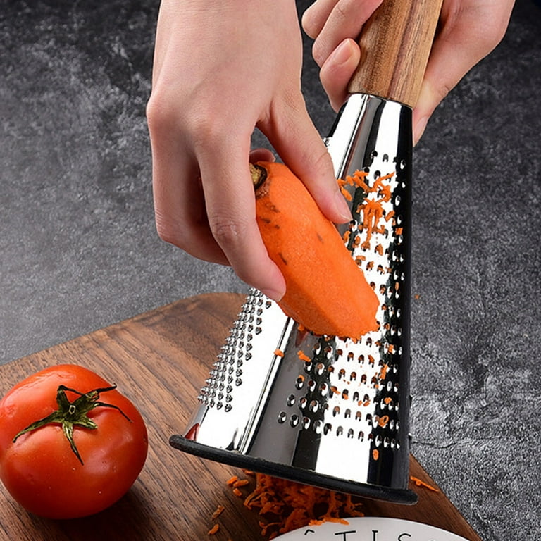 Multifunction Grater with Wood Handle