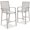 Gray/Gray, variant on Best Choice Products Outdoor Barstools Set of 2, Bar Height Patio Chairs w/ All-Weather Mesh - Black/Black