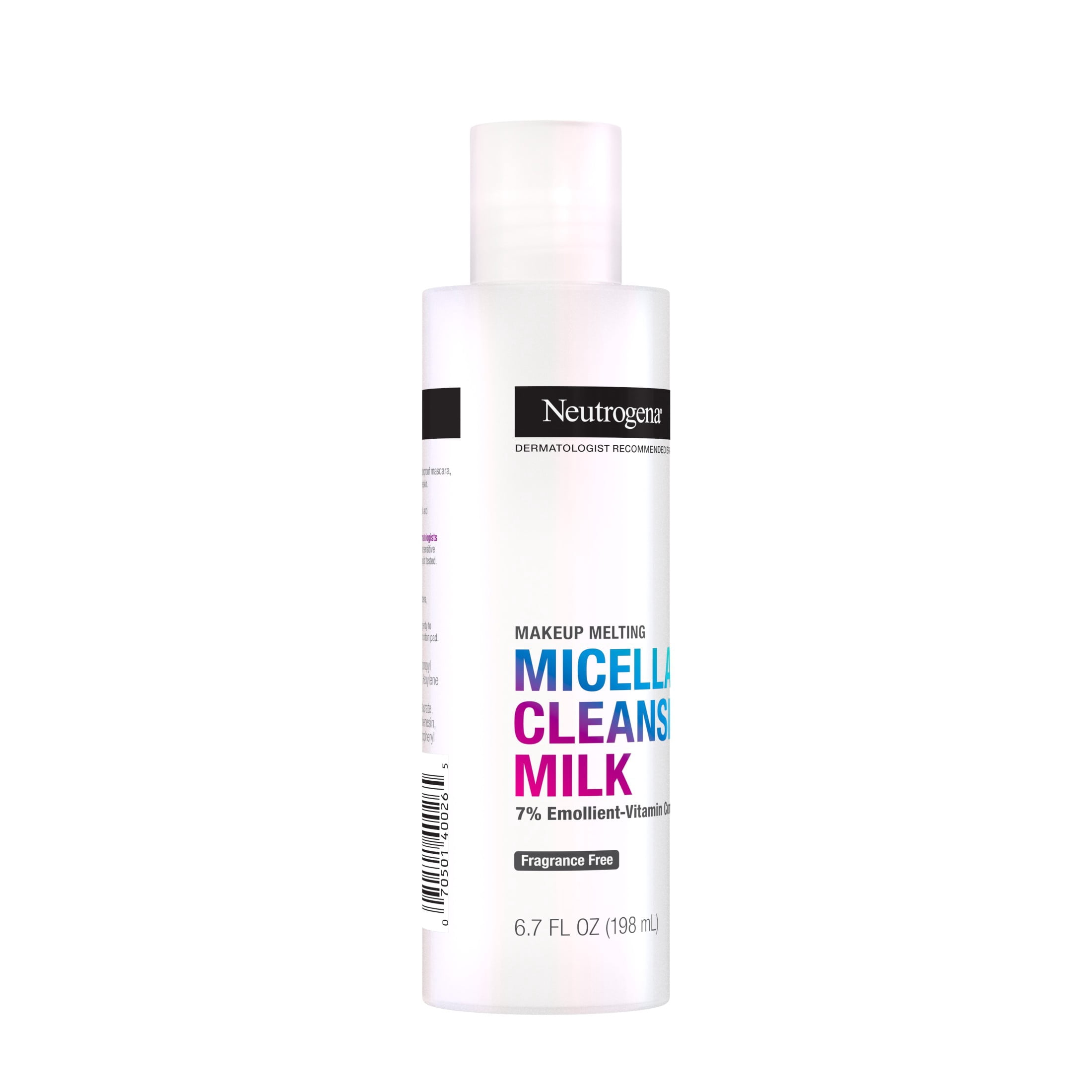 Neutrogena Makeup Melting Micellar Milk, Makeup Remover, 6.7 fl. oz