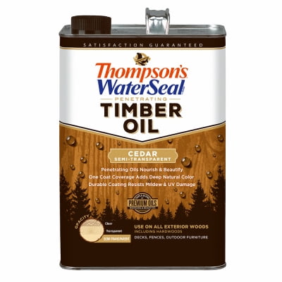 Thompson's WaterSeal Semi-Transparent Cedar Penetrating Timber Oil 1 gal