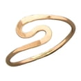 thumbnail image 3 of 14k Gold Filled 1mm Thin Faceted Plain Band Midi Toe Ring Size 4.5, 3 of 3