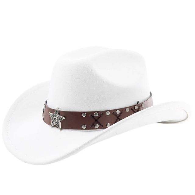 Western Cowboy Hat with Curved Brim for Outdoor Travel and Riding - Everyday Wear for Country Style Adventure