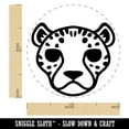 thumbnail image 2 of Spotted Cheetah head Rubber Stamp for Scrapbooking Crafting Stamping - Medium 1 Inch, 2 of 7